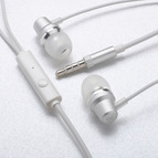 Наушники  MP-3 AVconnect J-10, цвет: белый с микрофоном