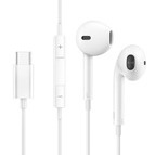 Наушники AVconnect с разъемом Type-C T17 цвет: белый