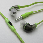 Наушники  MP-3 GEnergy 2213, цвет: зелёный с микрофоном