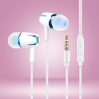 Наушники  MP-3 AVconnect C22, цвет: белый с микрофоном