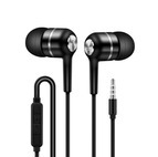 Наушники  MP-3 AVconnect C12, цвет: чёрный с микрофоном