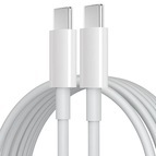 Кабель AVconnect Type-c-Type-c F-182 60W цвет: белый 1m