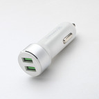 АЗУ AVconnect DC-099 на 2 USB выхода 3400 mAh, цвет: бело-серый