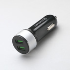 АЗУ AVconnect DC-099 на 2 USB выхода 3400 mAh, цвет: чёрно-серый