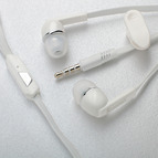 Наушники  MP-3 AVconnect JM-41, цвет: белый с микрофоном