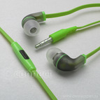 Наушники  MP-3 GEnergy 2271, цвет: зелёный с микрофоном