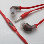 Наушники  MP-3 GEnergy 2271, цвет: красный с микрофоном