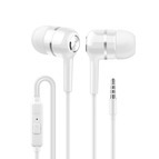 Наушники  MP-3 AVconnect C12, цвет: белый с микрофоном