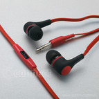 Наушники  MP-3 GEnergy 2261, цвет: чёрно-красный с микрофоном
