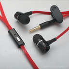 Наушники  MP-3 AVconnect COLOR Q7, цвет: красный с микрофоном