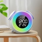 Электронные часы с подсветкой RGB модель XM908 цвет: белый